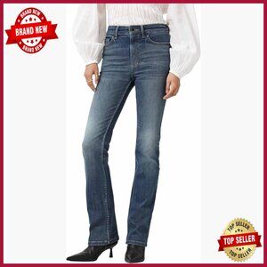 Slim Bootcut Jeans, Mid Rise, Regular Fit, Machine Washable